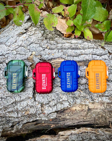 Four Rechargeable Arc Lighters sold as a four-pack. By Elevated Survival.